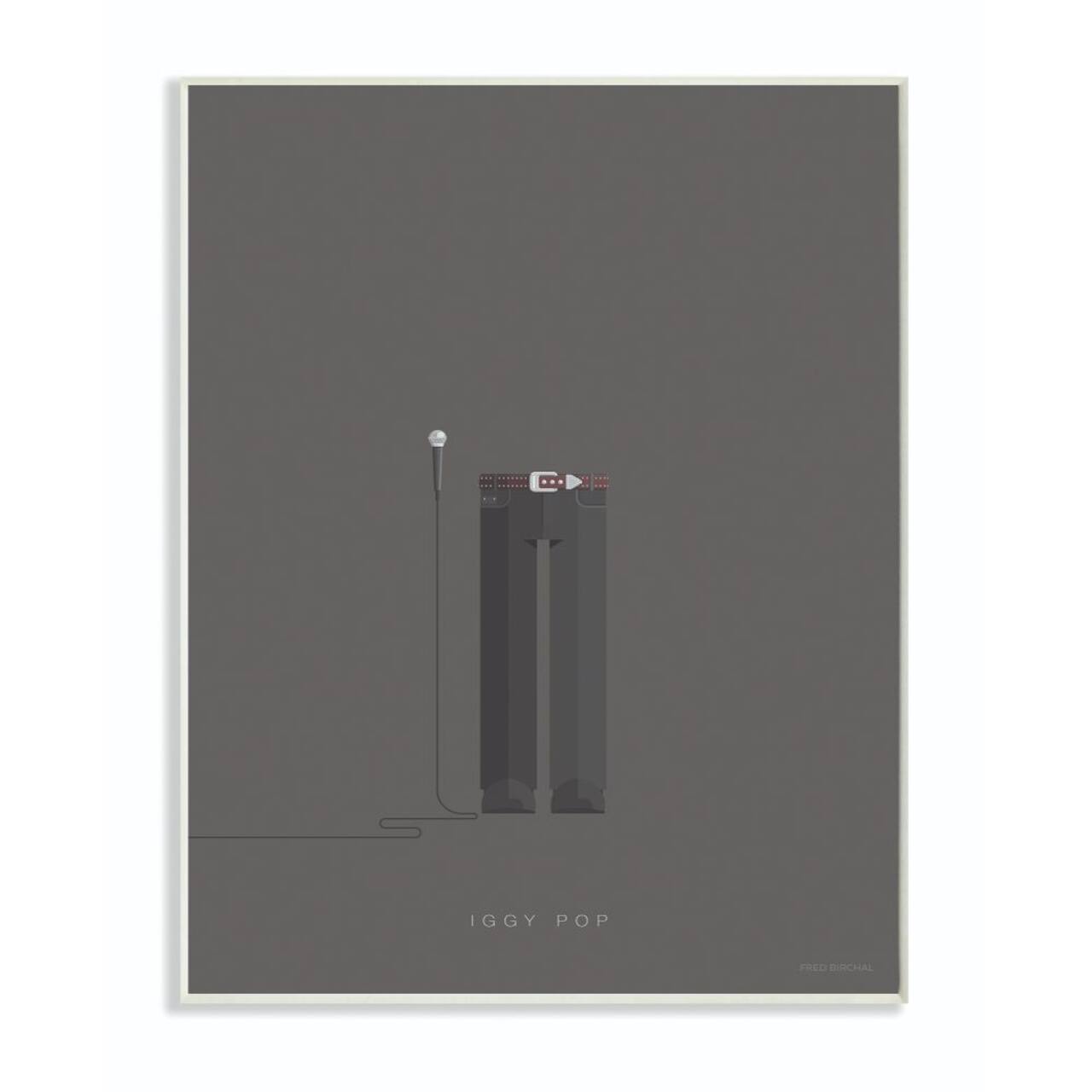 Stupell Industries Iggy Pop Fashion Design Wall Plaque